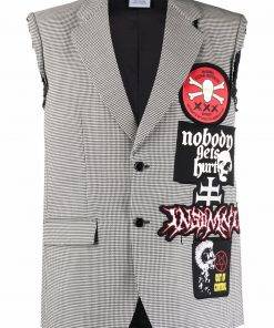 VETEMENTS Logo-patch Sleeveless Jacket
