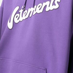 VETEMENTS Sweet Logo-Print Drawstring Hoodie