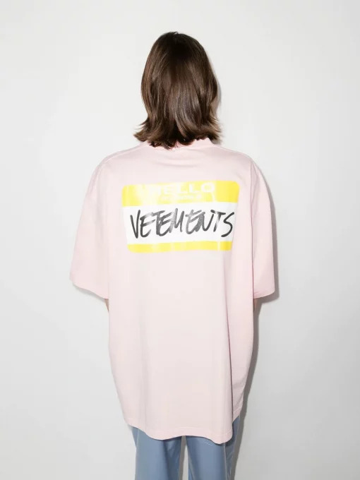 VETEMENTS My Name Is Vetements T-shirt - Image 2